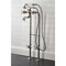 Kingston Brass CCK246K8 Freestanding Clawfoot Tub Faucet Package with Supply Line, Brushed Nickel CCK246K8 - alternate 3